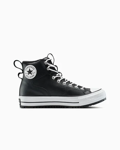 Chuck Taylor All Star Water-Repellent Hiker Boot Black/Black/White, Outer Side View