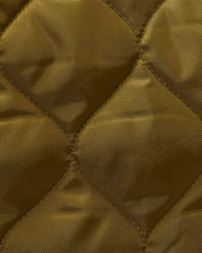 Quilted Straight Edge Backpack Moss