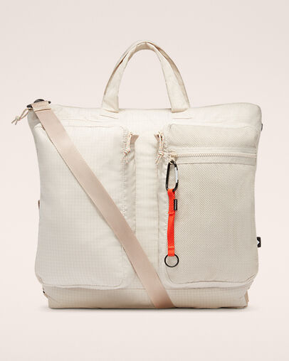 Utility Helmut Bag String/Bright Poppy, Front View
