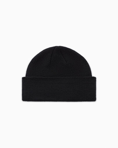 Short Dome Beanie Logo Converse Black, 3/4 View