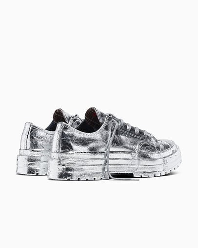 Chuck 70 National Limited Edition Silver Foil, Heel View