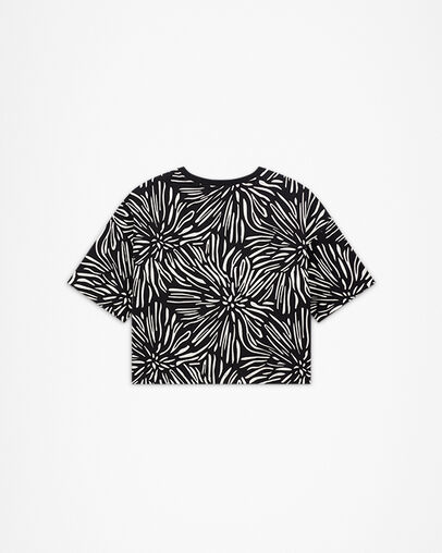 Camiseta Animalier Boxy Negro Converse, Back View