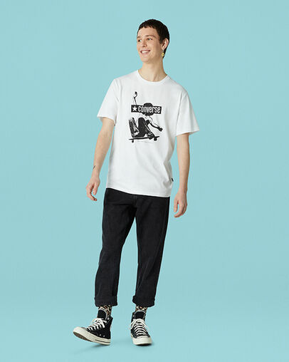 Camiseta Archive Photo Blanco, Full Body View