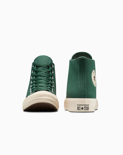 Chuck Taylor All Star Heavyweight Canvas Branch Out/Natural Ivory/Black, Heel View