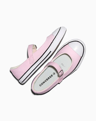 Chuck Taylor All Star Dainty Mary Jane New Found Bloom/White/Black, Angled View