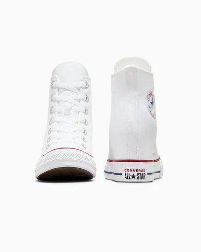 Chuck Taylor All Star Wedge Platform White/Red/Navy, Heel View