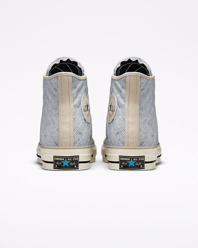 Engineered Optimism Chuck 70 Varsity Blanco/Garza/Negro, Heel View