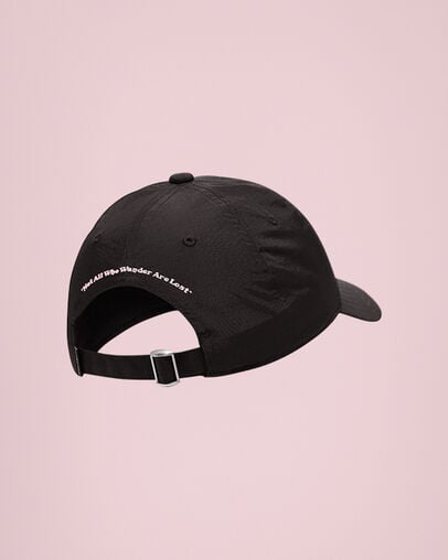 Graphic Baseball Cap Converse Black, 3/4 View