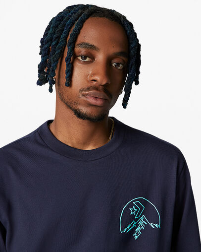 Counter Climate Long Sleeve T-Shirt Obsidian, Detail View