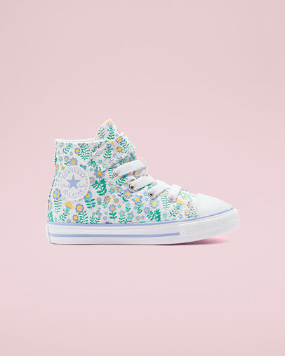Chuck Taylor All Star Easy-On Ditsy Floral White/Twilight Pulse, Outer Side View