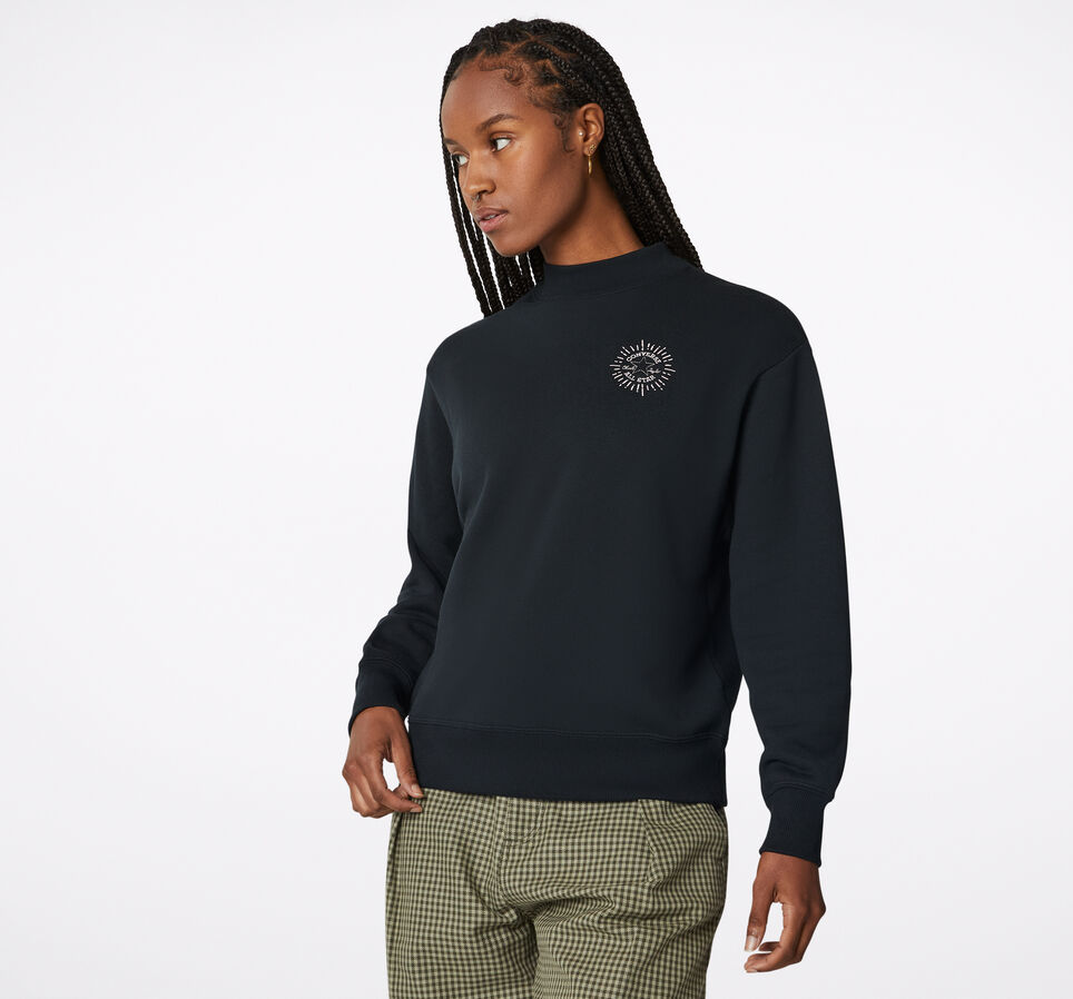 Sweat-shirt col ras du cou Chuck Magic Noir Converse