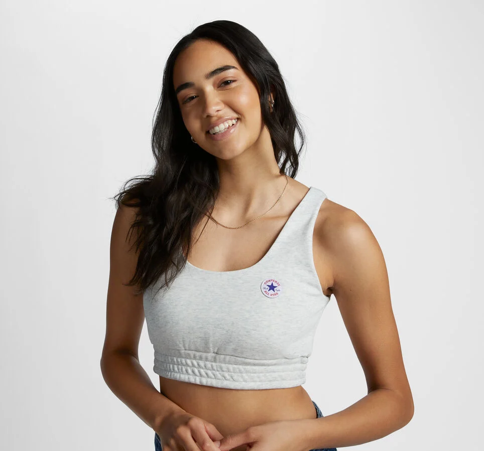 Retro Chuck Taylor Bra Top Lt Retro Grey Heather