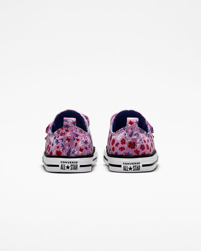 Chuck Taylor All Star Easy-On Paper Floral Beyond Pink/Washed Indigo, Heel View