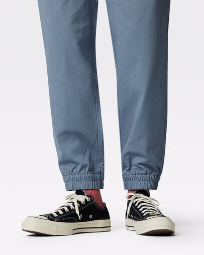 Converse Go-To Canvas Jogger Pant Indigo Oxide, Detail View