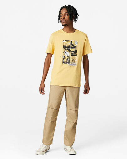 Comic Graphic T-Shirt Cyber Mango, Full Body View