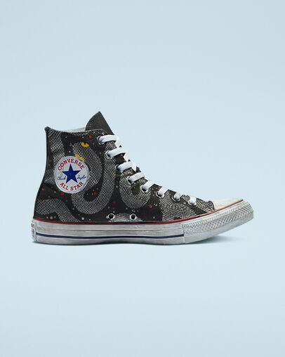 Tattoo Chuck Taylor All Star Black Snake-Tattoo, Outer Side View