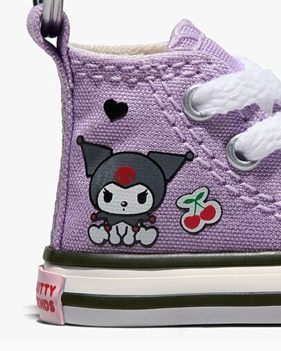 Converse x Hello Kitty And Friends Chuck Taylor All Star Keychain Purple/White/Black, Back View