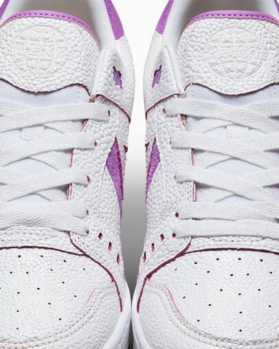CONS AS-1 Pro Chameleon White/Fuchsia Glow/White, Detail Angle View