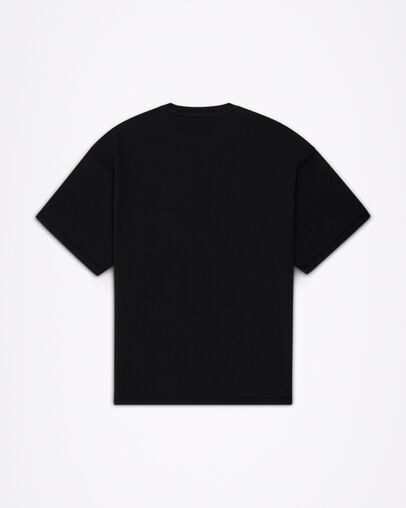 Negative Hoop T-Shirt Converse Black, Back View