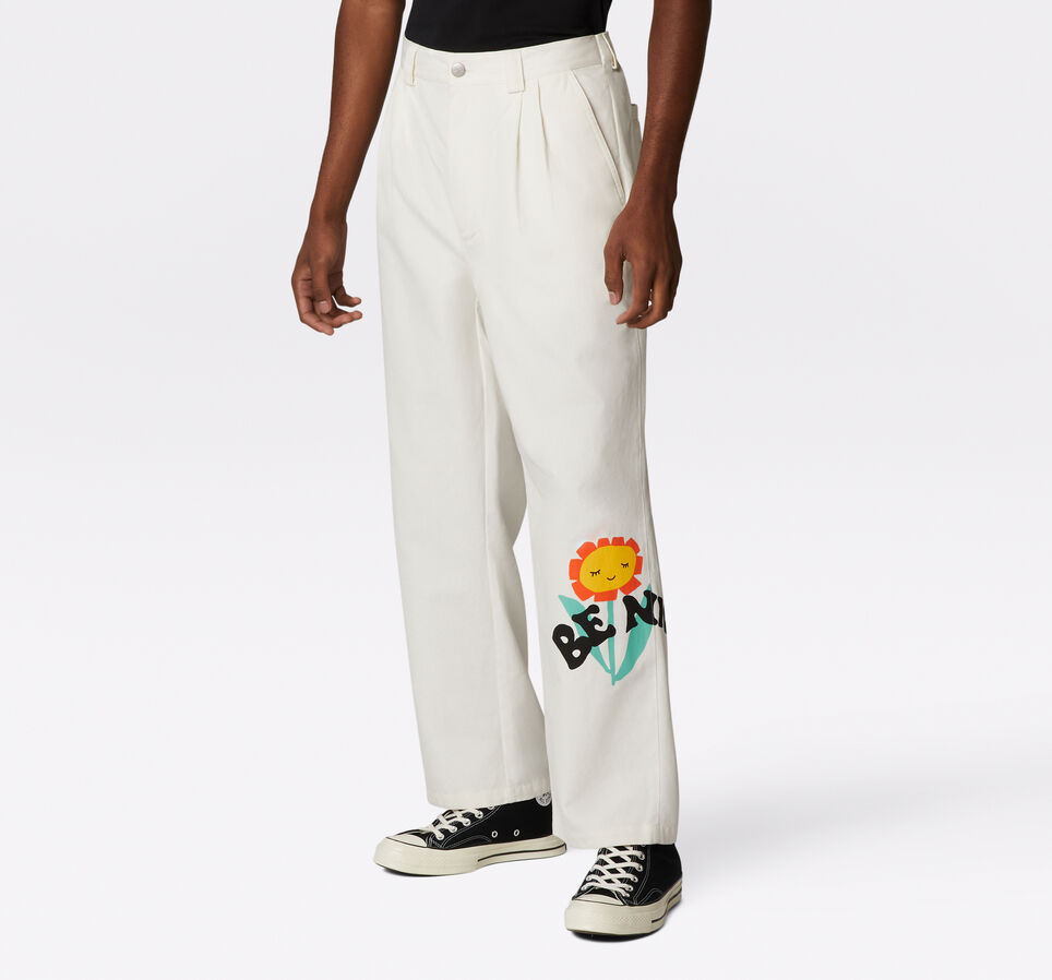 Converse Much Love Double Pleat Chino Pant White