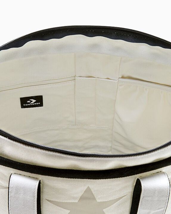 Five Star Canvas Tote Bag Egret