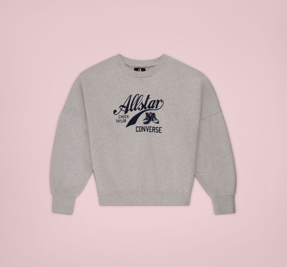 Camiseta Chuck Taylor Archive Script Melange claro