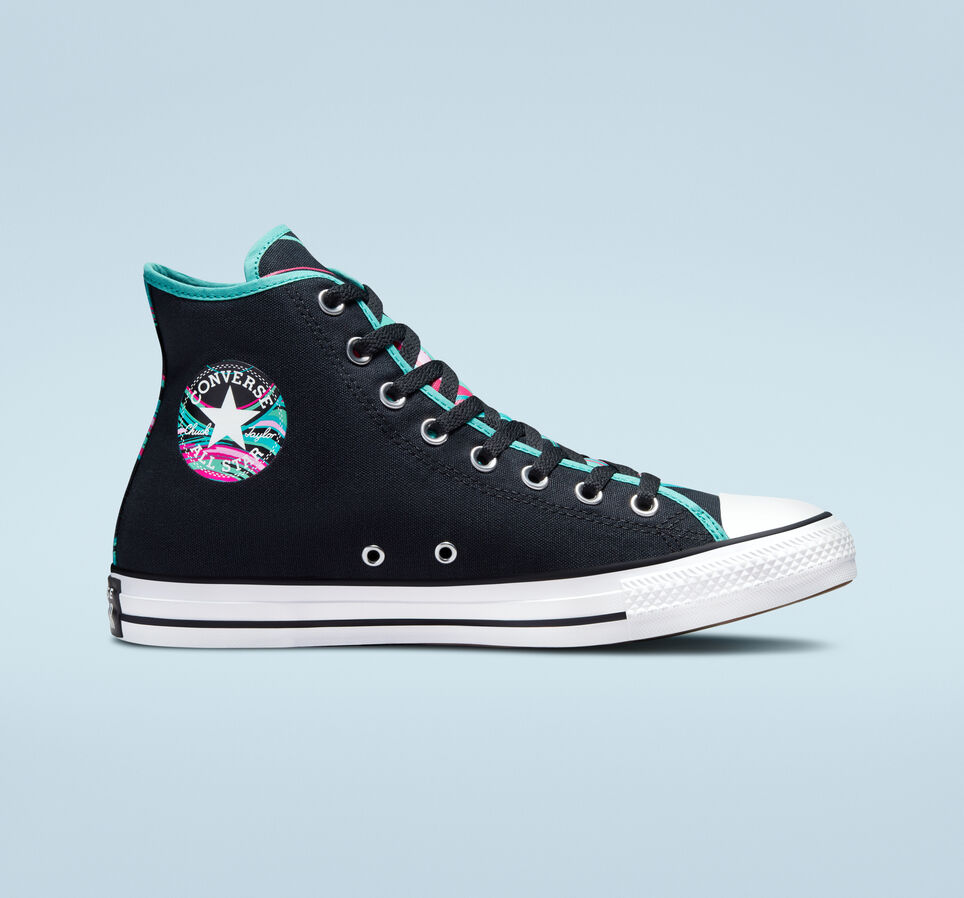 Chuck Taylor All Star Marbled Negro/Multicolor/Blanco