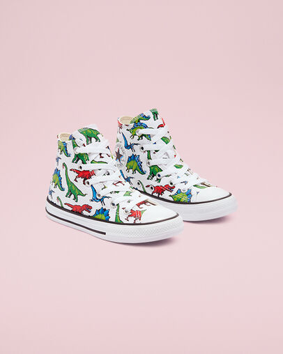 8-Bit Chuck Taylor All Star Blanc/Wasabi vif/Bleu num&eacute;rique, Angled View