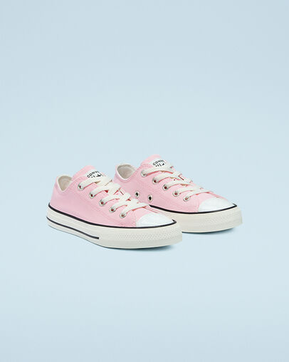 Chuck Taylor All Star UV Glitter Pink/Egret/Black, Angled View