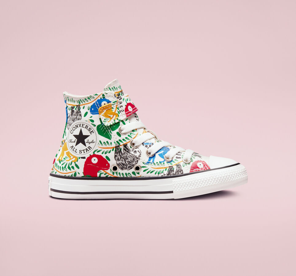 Chuck Taylor All Star Easy-On Multicolored Animals Vintage White/Multi/Black