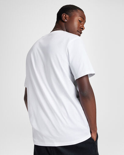Retro Graphic T-Shirt Blanco, Back View