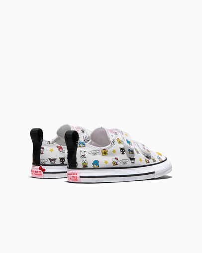 Converse x Hello Kitty And Friends Chuck Taylor All Star Easy-On BFFS White/Black/White, Heel View
