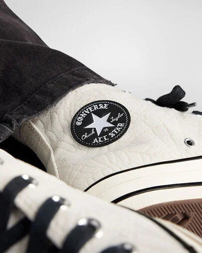 Chuck 70 Web-Weave Egret/Light Dune/Black, Reflective View