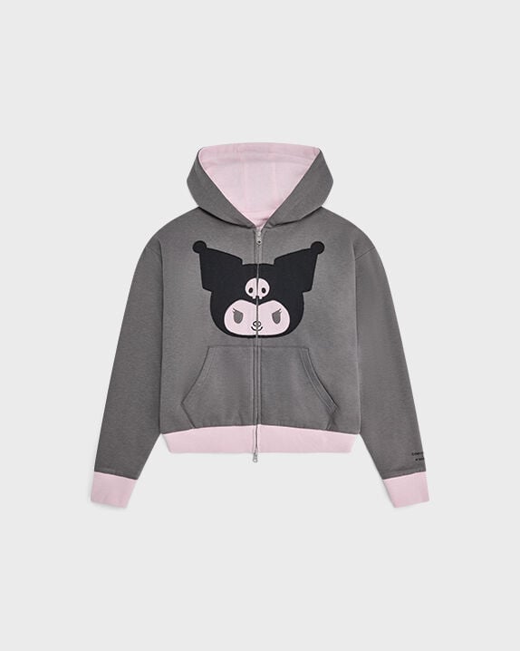 Converse x Hello Kitty&reg; and Friends Kuromi&trade; and My Melody&trade; Full Zip Hoodie Plum Kitten/Parfait Pink