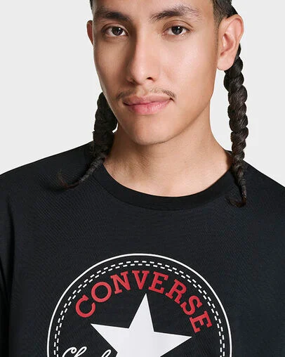 Chuck Taylor All Star Patch T-Shirt Black, Detail View