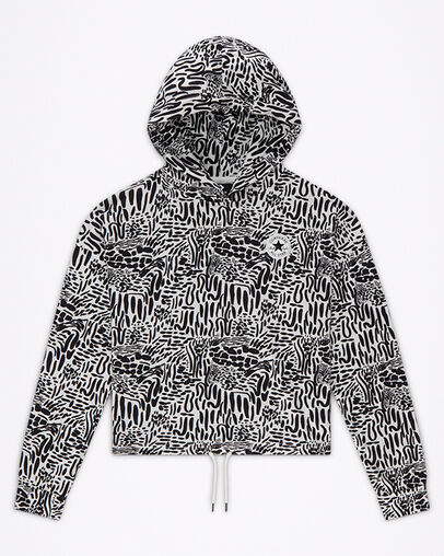 Hoodie &agrave; imprim&eacute; graphique Chuck Taylor Aigrette multicolore, Front View