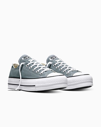 Chuck Taylor All Star Lift Platform Mineral Brew/White/Black, Top and Side View
