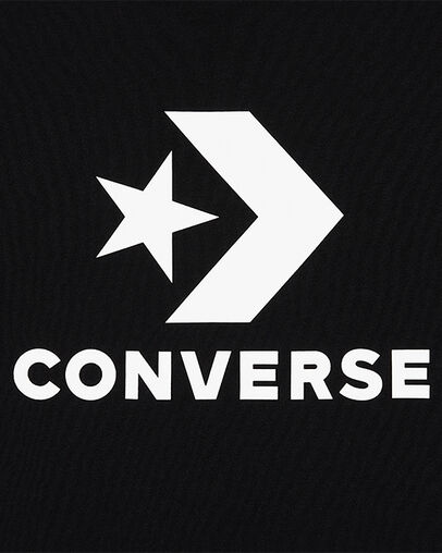 Boosted Star Chevron Tee Converse Black, Full Body View