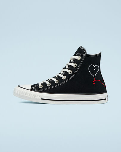 Chuck Taylor All Star Made With Love Negro/Blanco vintage/Garza, Inner Side View