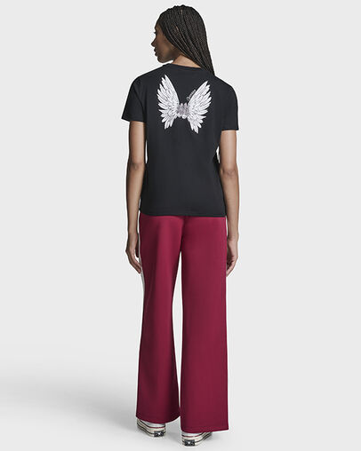 Winged Chucks T-Shirt Black, Detail View