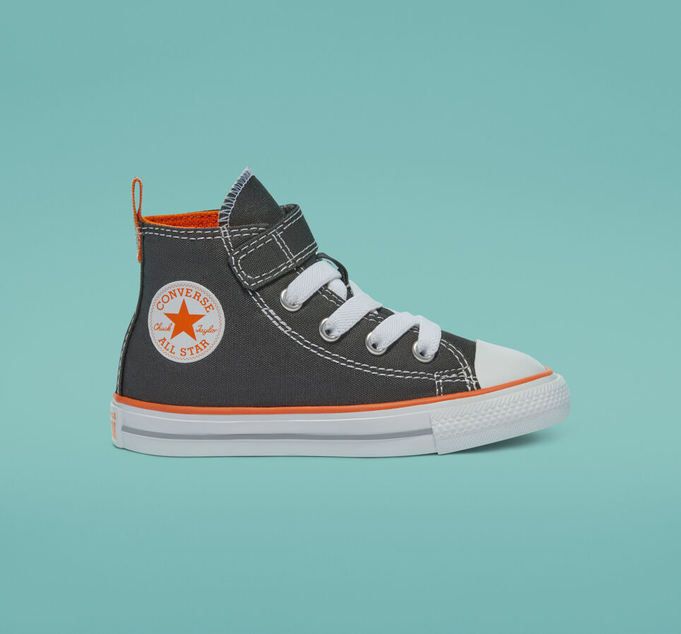 Converse Color Easy-On Chuck Taylor All Star Viento de tormenta/Naranja magma/Blanco