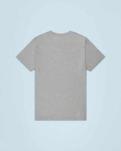 Basketball T-Shirt Light Melange, Back View