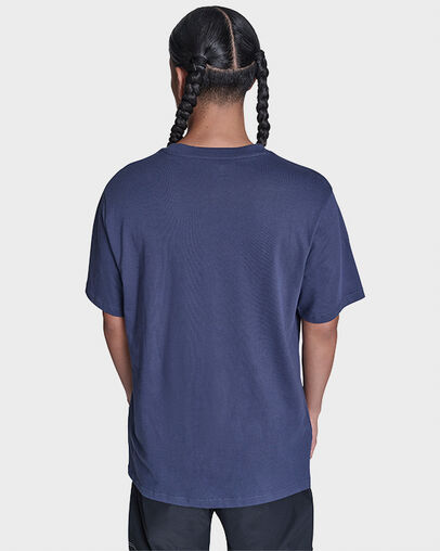 Timeless Boxed Chevron T-Shirt Converse Navy, Detail View