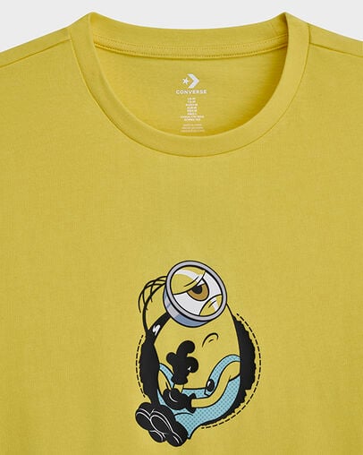 Converse x Minions T-Shirt Yellow, Full Body View