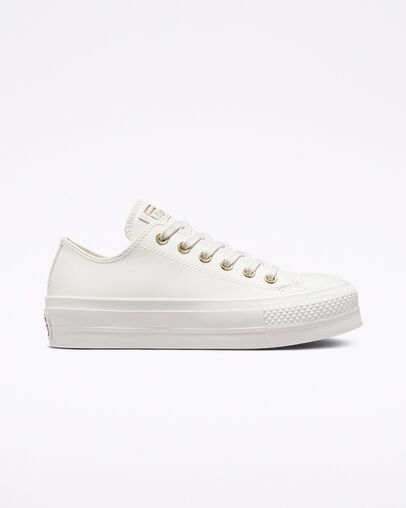 Chuck Taylor All Star Lift Platform Mono White Blanc vintage/Blanc vintage, Outer Side View
