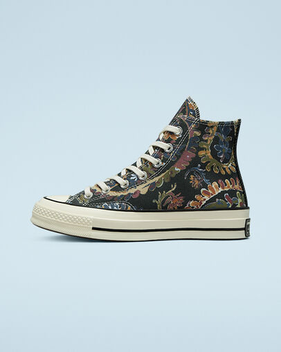 Fall Florals Chuck 70 Burdeos intenso/Negro/Trigo, Inner Side View