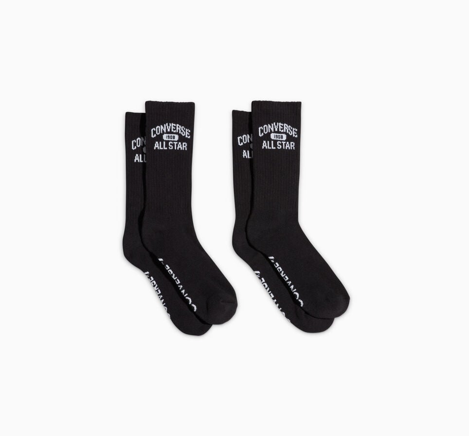 All Star Half Cushion Crew Socks Zwart