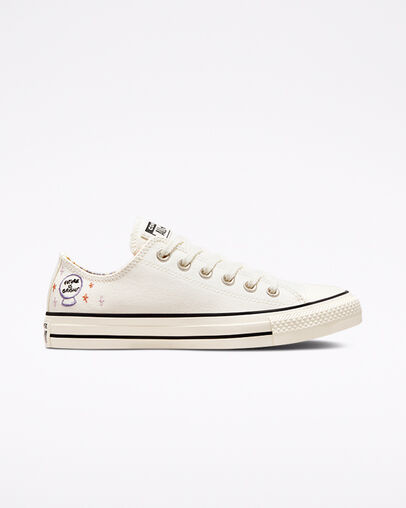 Chuck Taylor All Star Mystic World Egret/Egret/Multi, Outer Side View