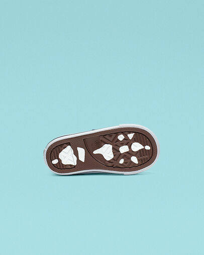 Chuck Taylor All Star Dino’s Beach Party Hook and Loop Low Top Blue/Black/White, Outsole View