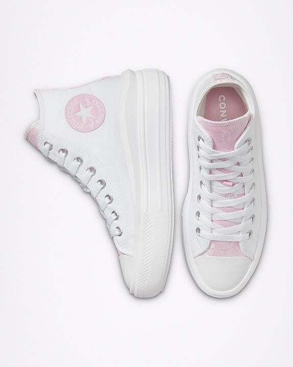 converse move platform pink